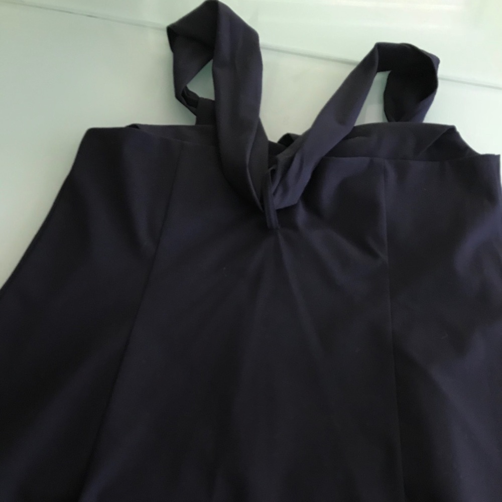 Navy buttoned down top - Picture 2 of 7